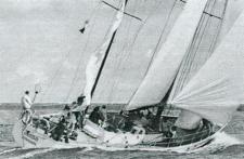 Tielsa tijdens de Whitbread round the World race van 1977-1978